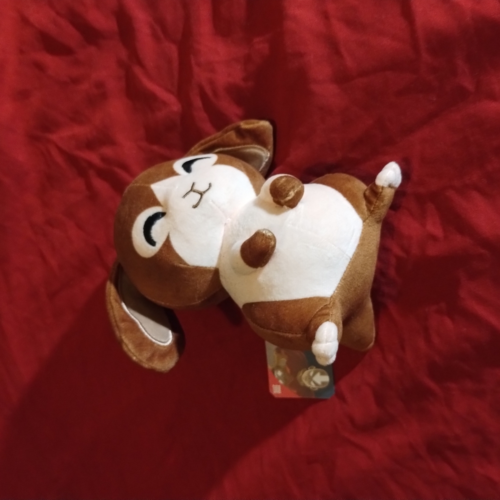 Cute Brown and White Plush Toy
